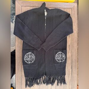 Rat Baby The Devil Tarot Card Cardigan